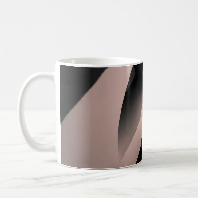 WHITE ARCHITECTURAL DESIGN COFFEE MUG (Left)