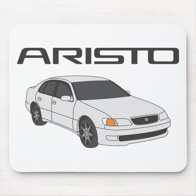 White Aristo Mouse Mat (Front)