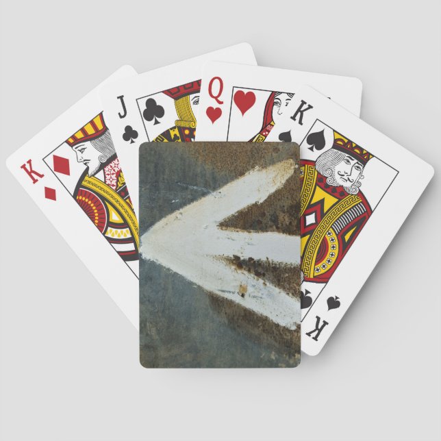 White Arrow Playing Cards (Back)