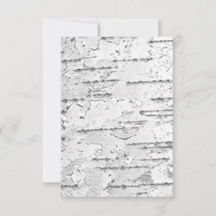 White, as in Birch Bark Thank You Card