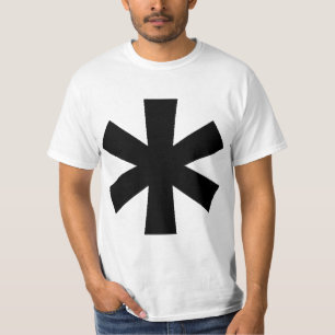 White Asterisk Tee