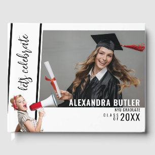 White Autograph Keepsake Class of 2023 Graduation Guest Book
