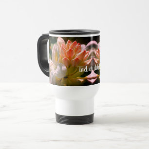 White Azalea Flower Personalised   Travel Mug