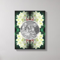 White Azalea Flowers Frame Create Your Own Photo