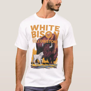 WHITE BABY BISON PROPHECY CALF FROM YELLOWSTONE 2 T-Shirt