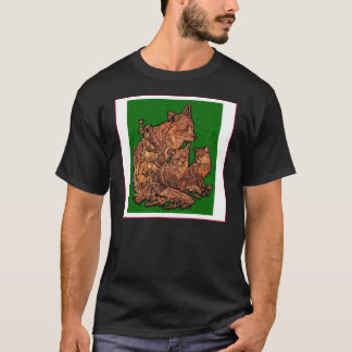 White Back Green Grass Fox T-Shirt