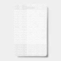 White background with a repeating pattern of small