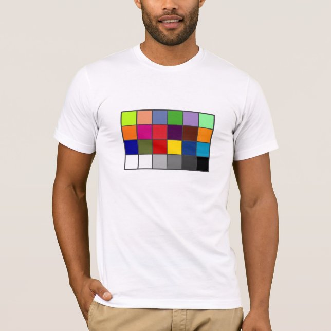 White Balance Colour Chart T-Shirt (Front)