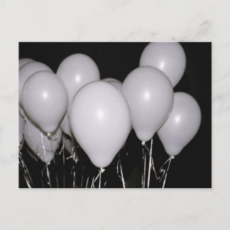 White Balloons Postcard