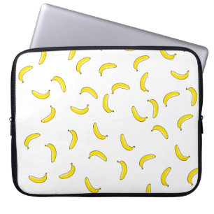 White Banana Laptop Sleeve