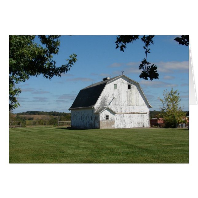 White Barn (Front Horizontal)