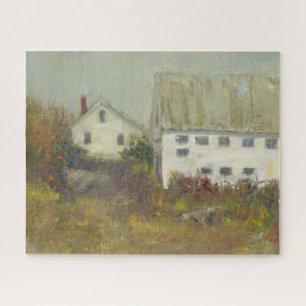 White Barn Jigsaw Puzzle