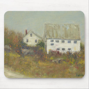 White Barn Mouse Mat