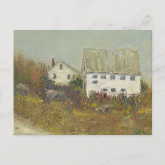 White Barn Postcard (Front)