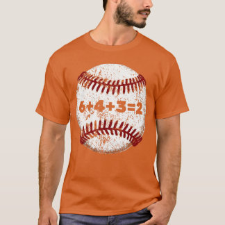 White Baseball red Stitches Sport Funny 6432 boy T-Shirt