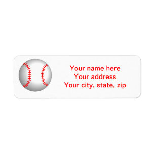 White Baseball Red Stitching