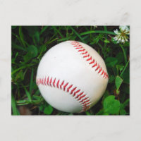 White Baseball with Red Stitching