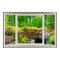 White Bay Window Illusion - Colorful Scenery