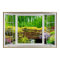 White Bay Window Illusion - Colorful Scenery
