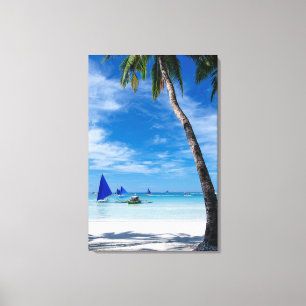 White Beach   Boracay, Philippines Canvas Print