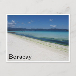 white beach boracay postcard