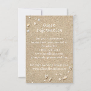 White Beach Sandy Toes Salty Kisses Enclosure Card