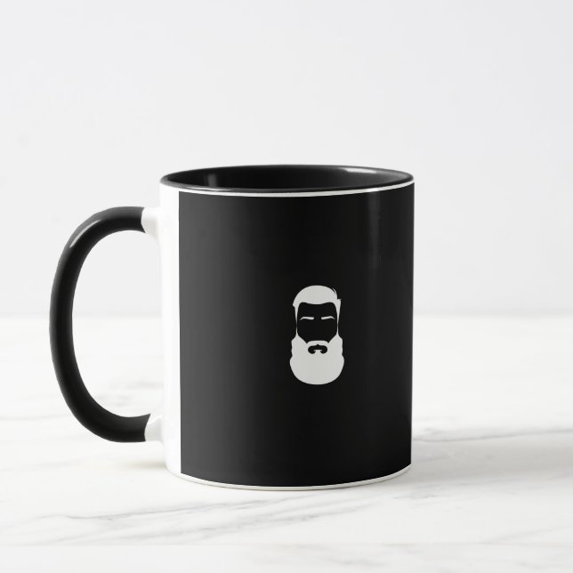 White Beard Mug (Left)