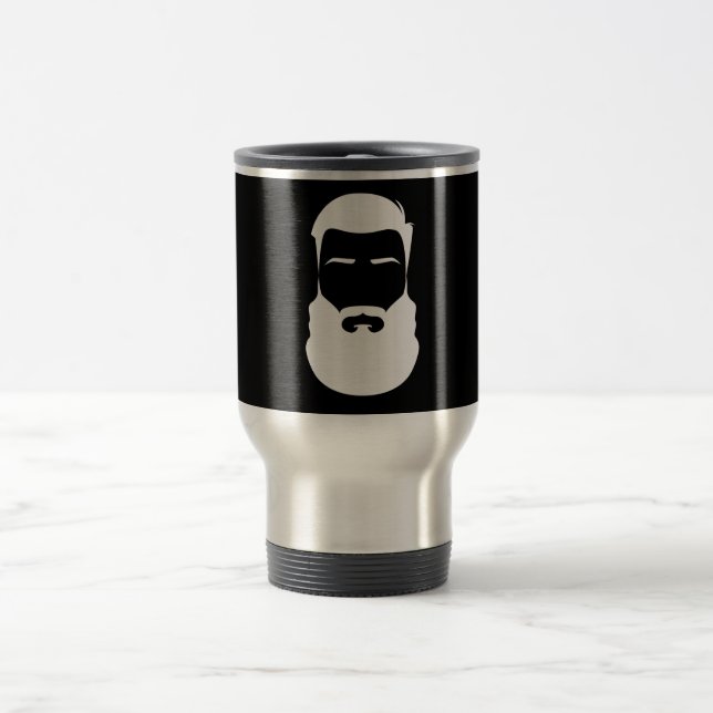 White Beard Travel/Commuter Mug (Center)