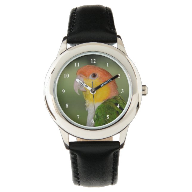 White Bellied Caique Parrot Outdoors Watch (Front)
