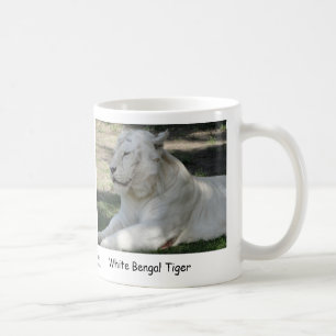 White Bengal Tiger Coffee Mug