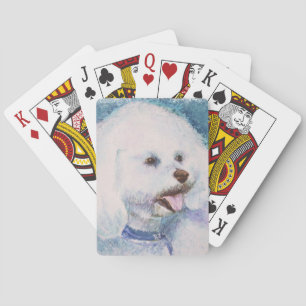 WHITE BICHON FRISE PLAYING CARDS