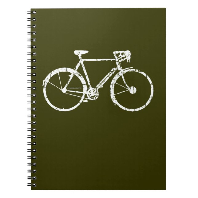 white bicycle notebook (Front)