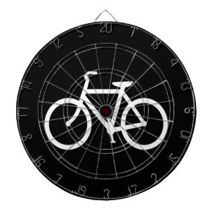 White Bike Route Dartboard