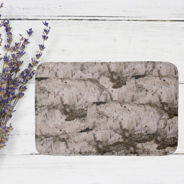 White Birch Bark Bath Mat (Creator Uploaded)