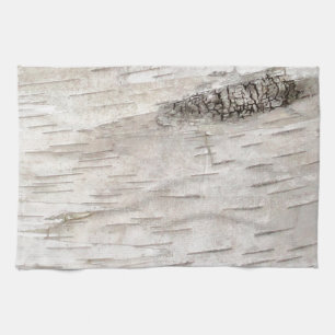 White Birch Bark Tea Towel