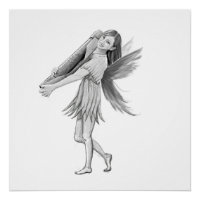 White Birch Fairy with Bark