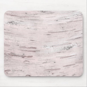 White Birch Tree Wood Rustic Barn Farmhouse Chic Mouse Mat