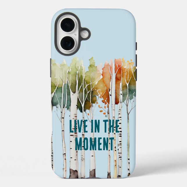 White Birch Trees Case-Mate iPhone Case (Back)