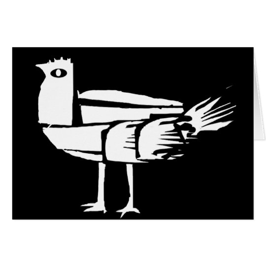 **wHite BiRd** Card
