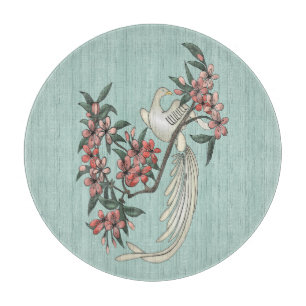White Bird - Cherry Blossoms Charcuterie Board 
