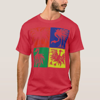 White bird silhouettes T-Shirt