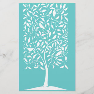 White Birds in Tree