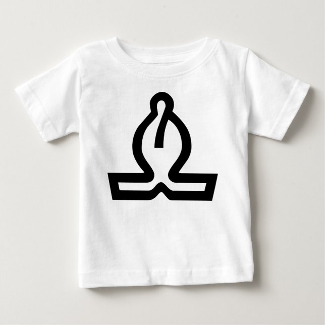 White Bishop Baby T-Shirt (Front)