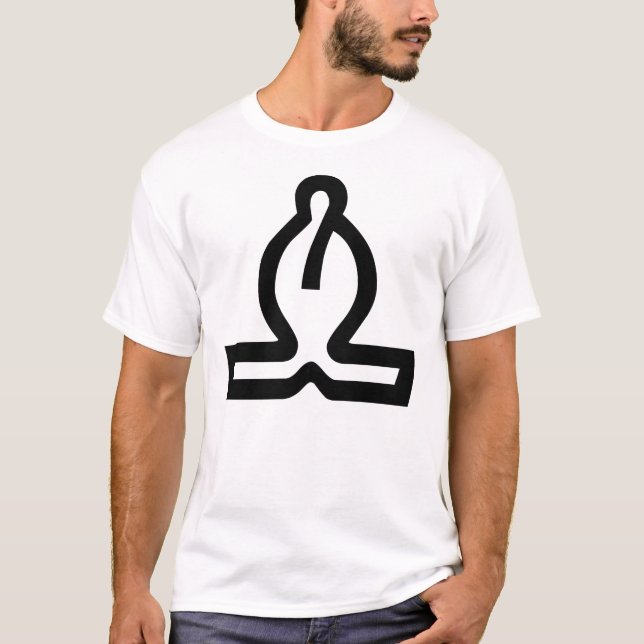 White Bishop T-Shirt (Front)