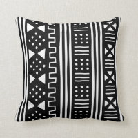 White | Black African MudCloth Inspired