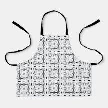 White Black and Silver Geometric pattern