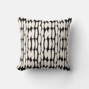 White black dot pattern. shibori circle seamless.  cushion