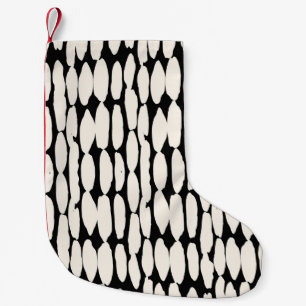 White black dot pattern. shibori circle seamless. small christmas stocking