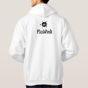 White Black Goofy Alien Hoodie