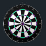 White, Black, Green and Blue Metal Cage Dartboard<br><div class="desc">White,  Black,  Green,  and Blue Metal Cage Dartboard with black by the numbers will give hours of fun to your man cave. Though this can be for anyone in the family to use. Colours of red,  brown,  blue,  gold,  and more are in an array of majestic colours.</div>